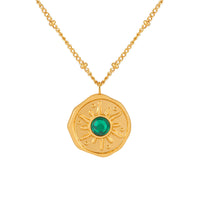 Golden Green Stone