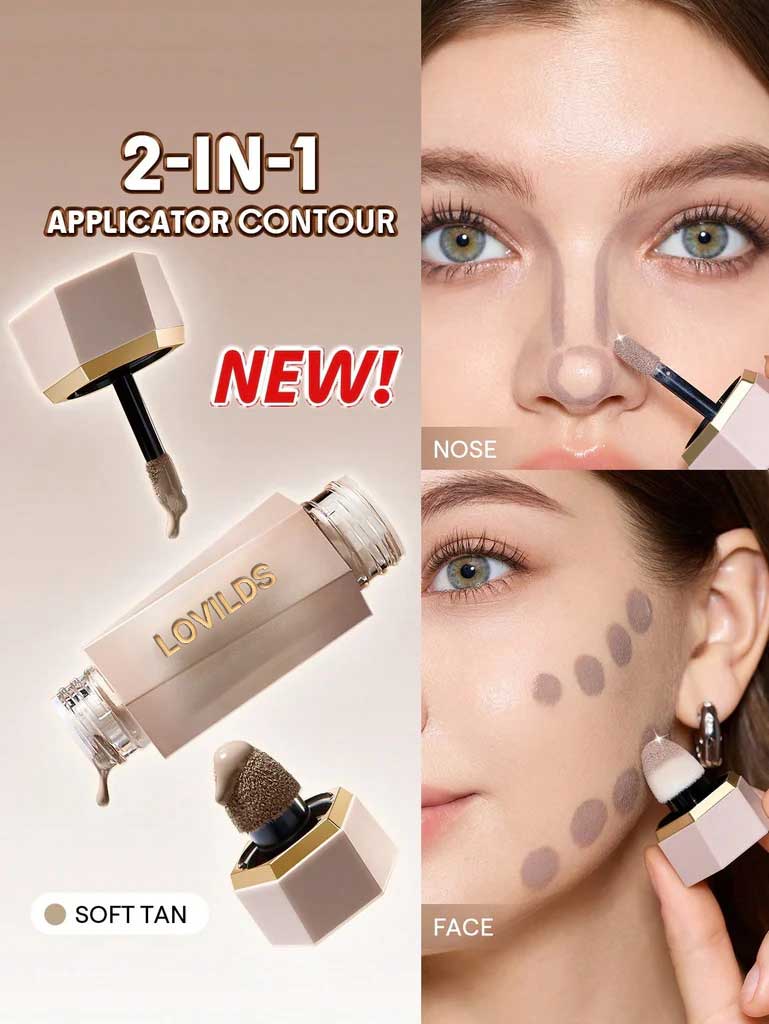 Final 3 Hours: 60%OFF-Waterproof matte liquid contour stick with grey undertones for shadowing.🎁