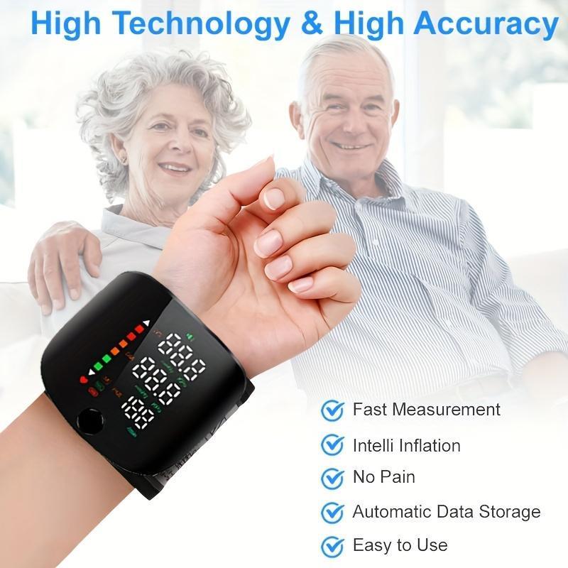 Final 3 Hours: 70%OFF🔥 Wrist Blood Pressure Monitor Led Display,Touch Screen Wrist Blood Pressure Cuff